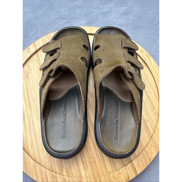 Hammacher Schlemmer Walk on Air Sandals Womens Size US 9 EU 39 Brown Comfort - Picture 5 of 7